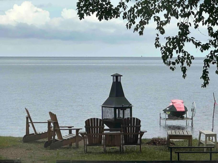 Maison Sur La Plage Chambord Luaran gambar